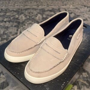 Cole Haan Nantucket Penny Loafers beige color
